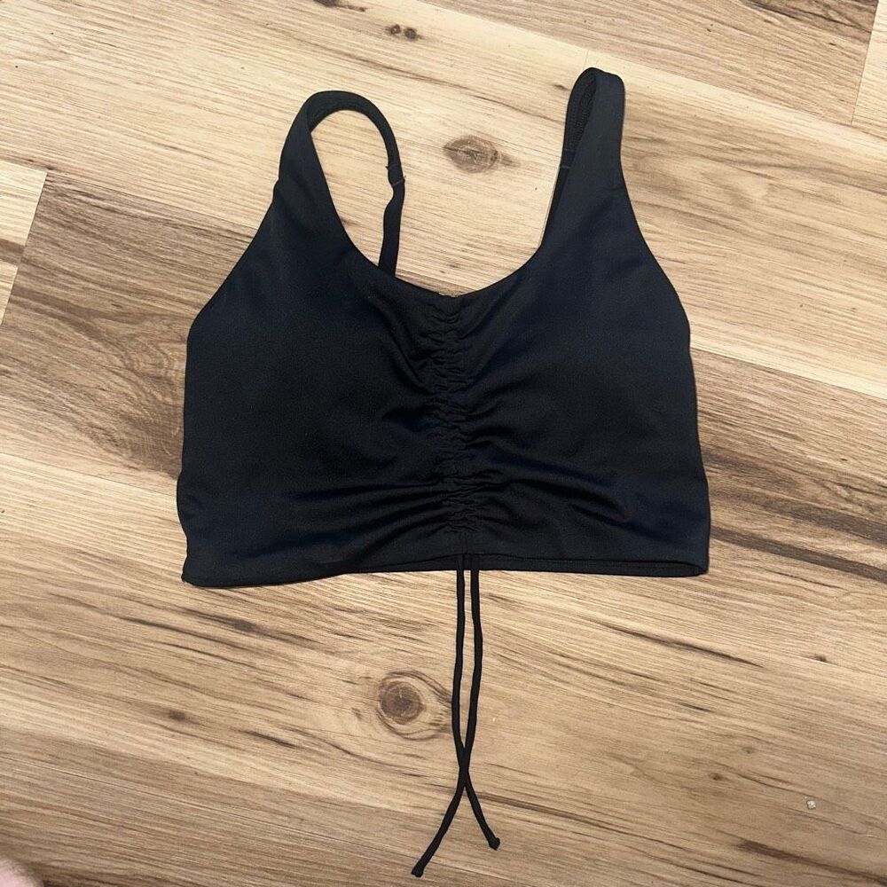 Victoria’s Secret adjustable ruched front M padded swim top